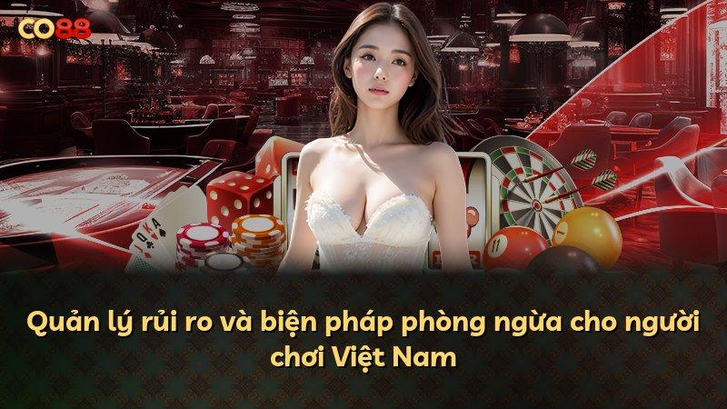 Quản lý rủi ro và biện pháp phòng ngừa cho người chơi Việt Nam