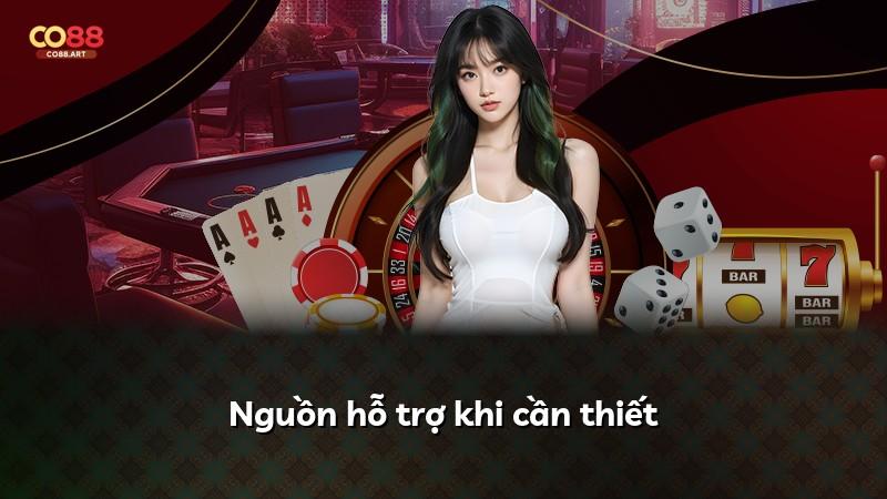 Nguồn hỗ trợ khi cần thiết